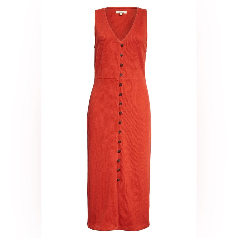 Madewell Red Midi Dress